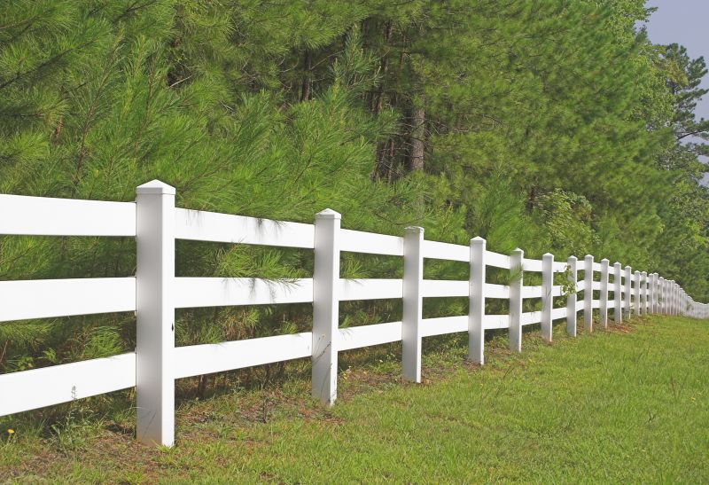 Split Rail Fence with Gate